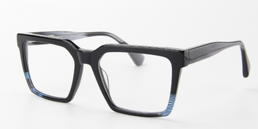 Men eyeglasses Urban Marves Black -Blue trim SpecSMART Eye Clinic Diagonal View